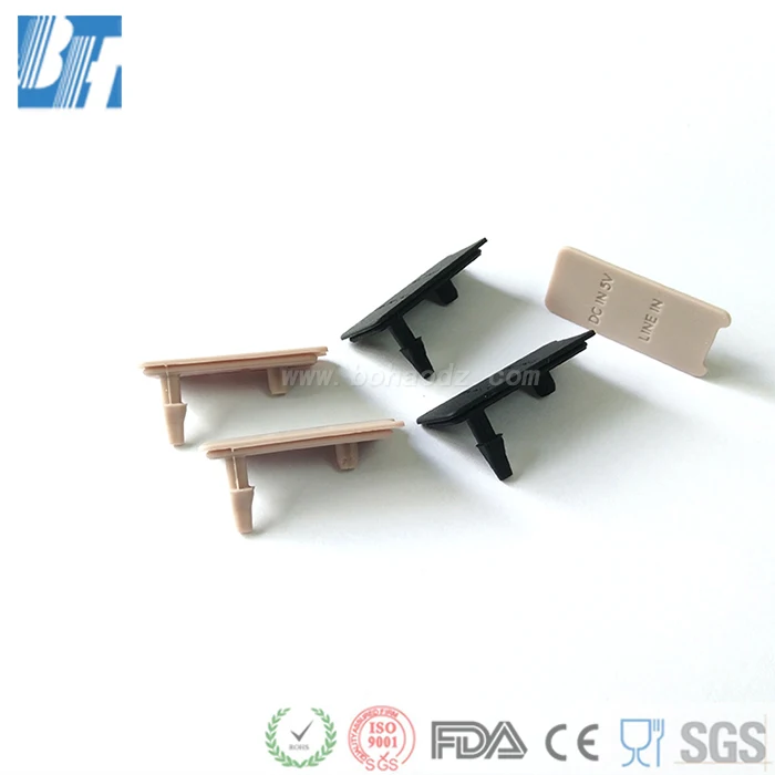 China Custom Usb Silicone Stopper Cover Dc-In Silicone Cover Digital Product Anti Dust Silicone Plug