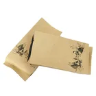 Tea Bag Tea Tea Bag Custom 4 Side Gusset Sealed Plastic Foil Kraft Paper Coffee Tea Bag With Valve