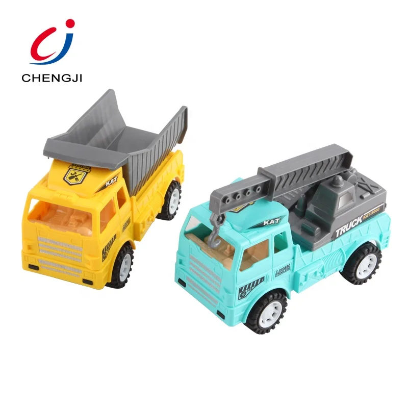 Chengji Cheap price custom inertia friction engineering construction kids truck toys