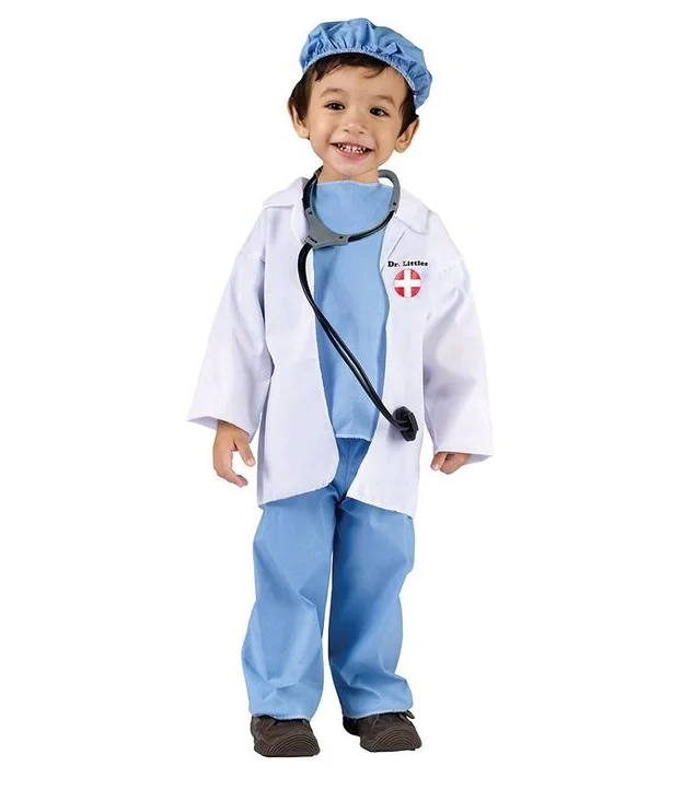 with Toy Stethoscope Kids Lab Coat Doctors Jr 