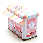 New Tin Box Tin Box Tin New Style House Shaped Candy Gift Tin Box