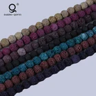 Gemstone Beads String Gemstone Beads Factory Fashion Jewelry Diy Gemstone Beads Lava String For Bracelets