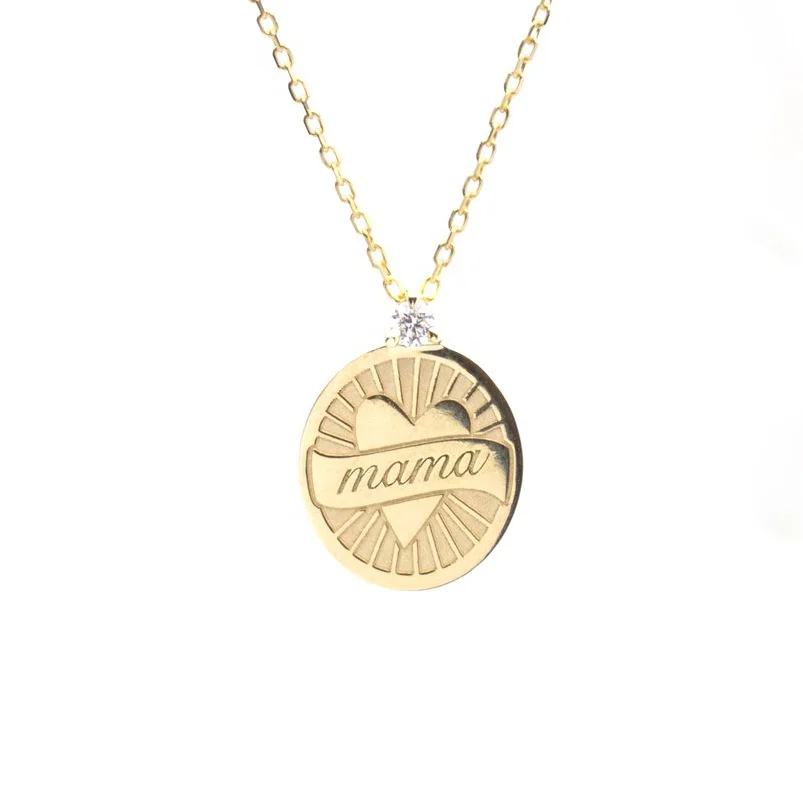925 Sterling Silver Mama Coin Jewelry 