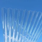 Clear Corrugated PC Board Polycarbonate Roof For Modern Farm Greenhouse Sunroof Shelter
