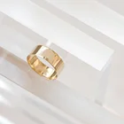925 Silver Ring Silver Ring New Design Glossy 925 Silver 14k Gold Plated Simple Clear Ring