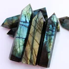 Natural Labradorite Labradorite Point Wholesale Natural Flashy Labradorite Crystal Stones Pillar Point For Healing