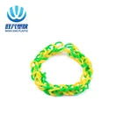 Rubber Bracelet Hot Sale Top Quality Crazy DIY Silicone Rubber Elastic Loom Bands Bracelet