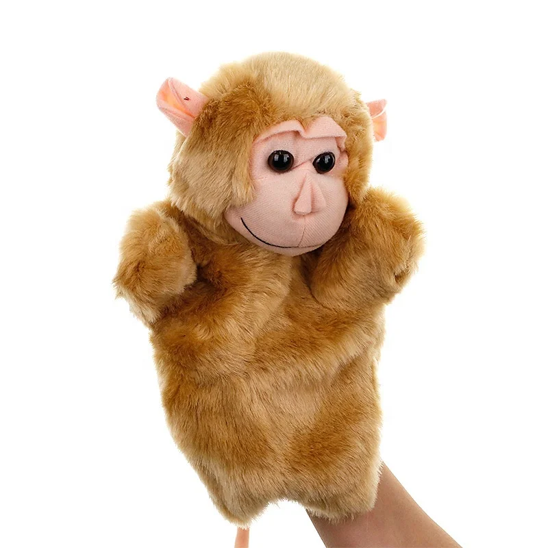 儿童早教毛绒动物猴手木偶娃娃 buy plush monkey hand puppet