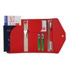 Wallet Fashionable Leather Passport Holder Travel Wallet With Rfid Blocking For Man And Women