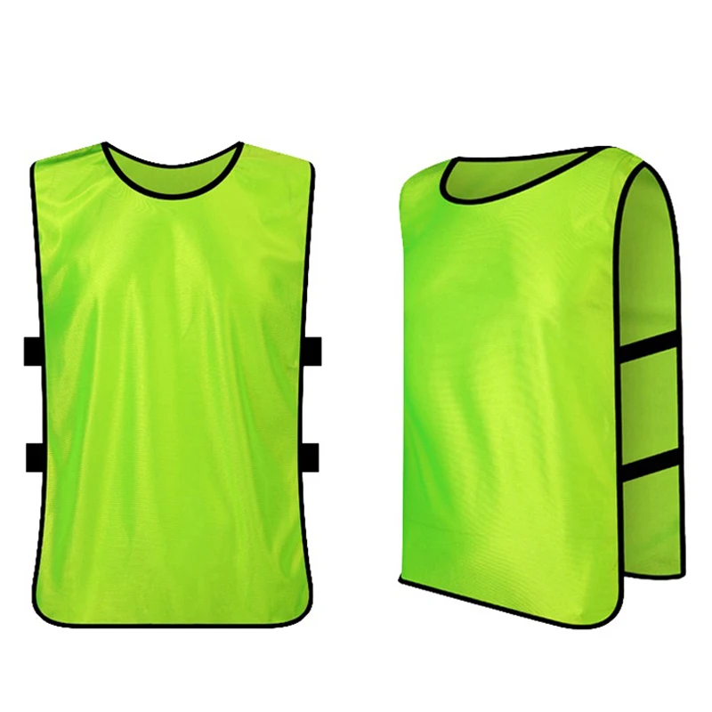 10 x FOOTBALL School TRAINING SPORTS BIBS Adults Kids NUMBERED Vest Team Shirts 