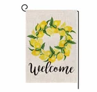 Nfl Flags Manufacturers Cheap Customized Logo Printing Nfl Sublimation Burlap Outdoor Welcome Garden Pride Flag