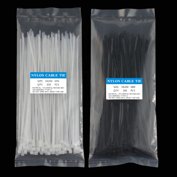 Cable Ties Plastic Nylon Zip Tie Wraps Strong PA66 Various Sizes & Colours 