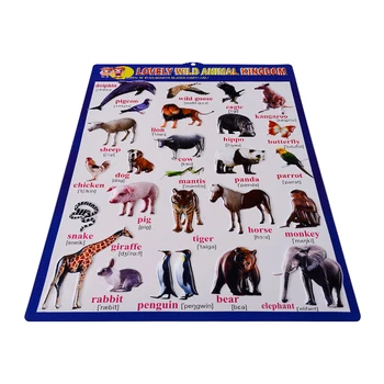 India language baby toys high quality low price chart made in China wall chart