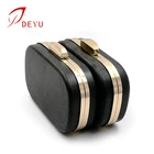 Clutch Bag Customized New Evening Dress Latest Design Wallet Clutch Frame With Plastic Shell Bag