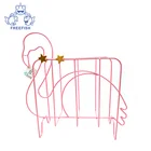 Art Table Unicorn Shape Ironed Art Storage Grid Book Holder Layers Table Magazine Shelves Home Decoration Organizer