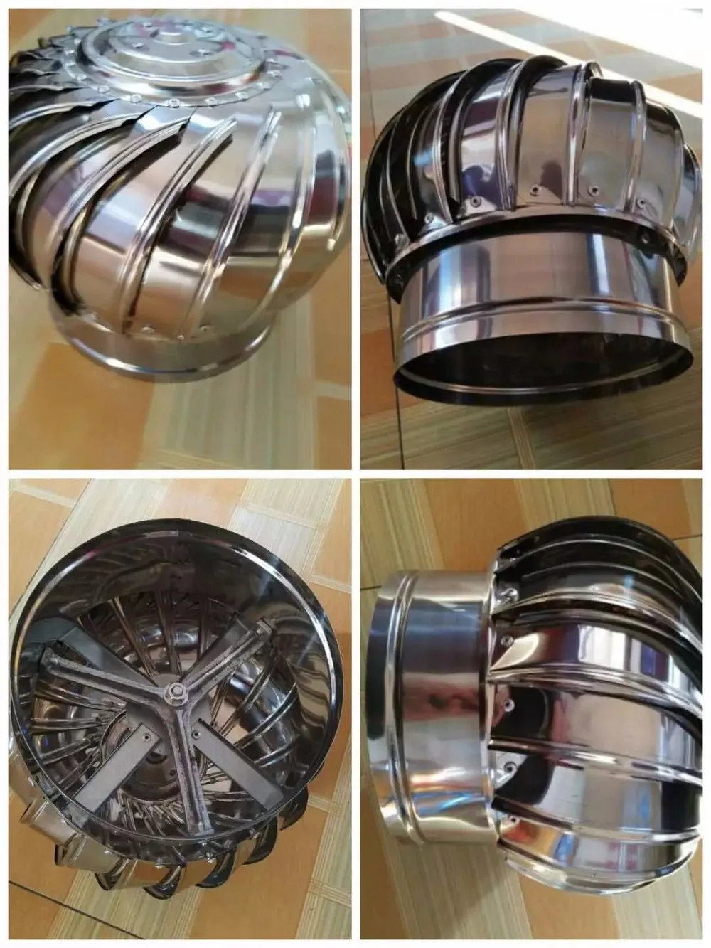 Roof Turbine Ventilator, Stainless, Steel, 50-100m - detail 6
