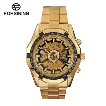 FORSINING Automatic Watches Men Automatic watch skeleton military watch mechanical relogio male montre homme clock