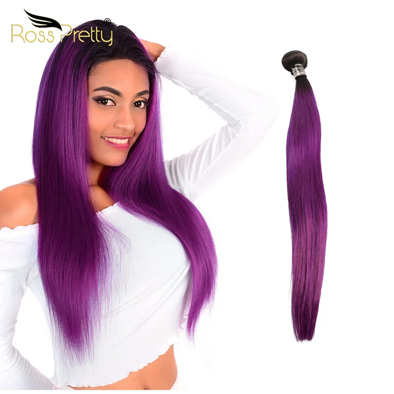 Ross Pretty Brazilian Human Virgin Hair Bundle Purple Angels Hair Weaves  Straight Human Hair Extension - Buy Human Virgin Hair Bundle,Angels Hair  Weaves,Humain Hair Extension Product on 