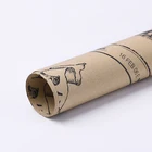 Roll Gift Factory Custom Printed High Quality Kraft Vintage English Newspaper Roll For Gift Wrapping