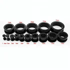 Acrylic Tunnel Piercing Acrylicear Tunnel Ear Piercing 6-16mm Black/White Acrylic Ear Flesh Tunnel Body Piercing Jewelry