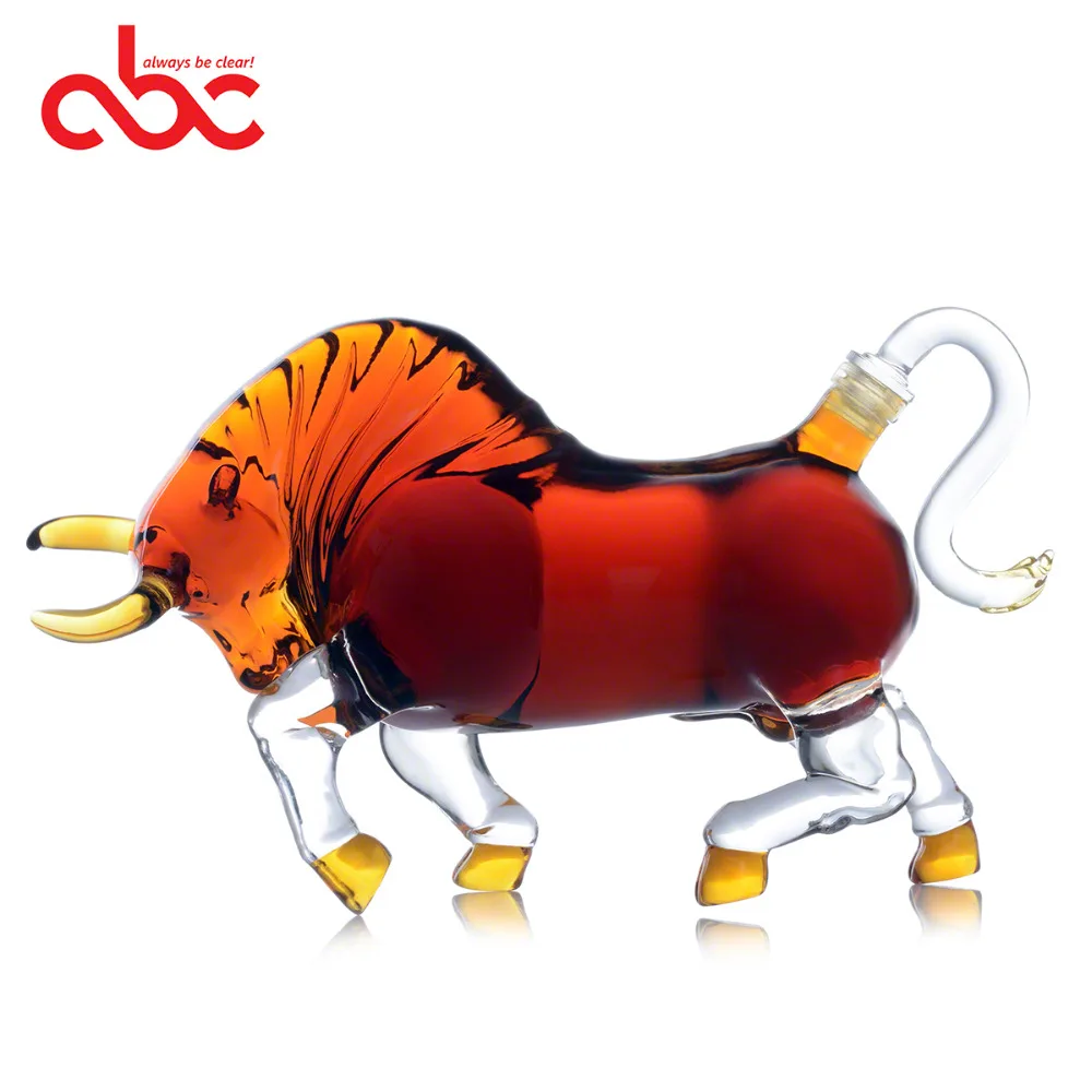 Details about   Novelty Animal Cow Shape Decanter Creative Whiskey  Wine Bull Bottle Home Bar 