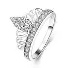 Diamond Ring Factory 925 Ring Wedding Poland Wholesale Diamond Crown 925 B Sterling Silver Ring