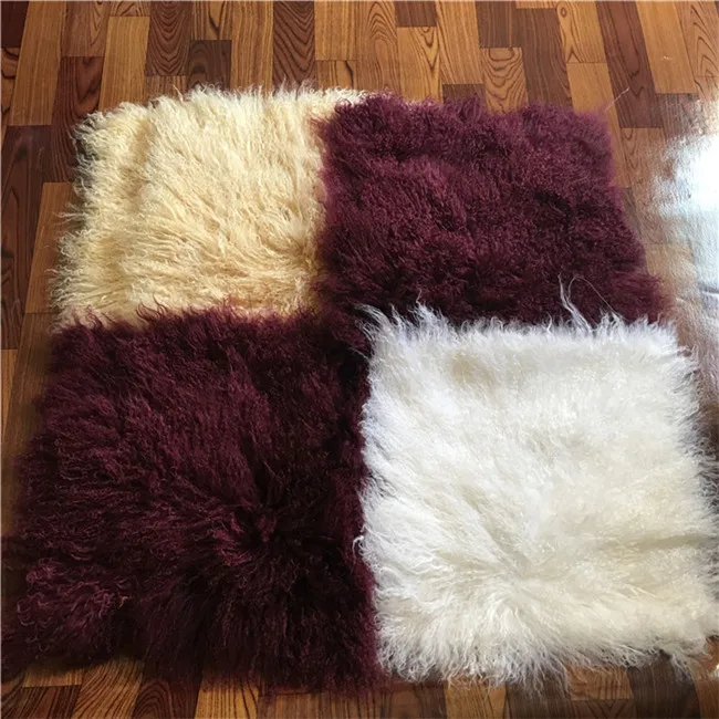 Curly Lamb Fur Skin Tibet Lamb Fur pelt