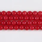Gemstone Beads Faceted Loose Gemstone Red Faceted Handmade Gemstone Loose Beads Strands