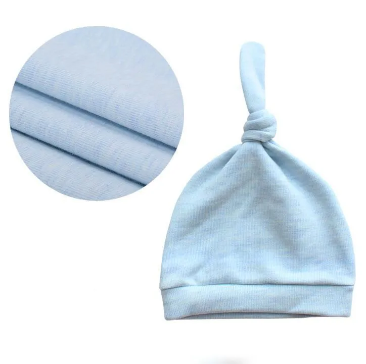 manufacturer High quality soft and comfortable white hospital baby hat baby capP