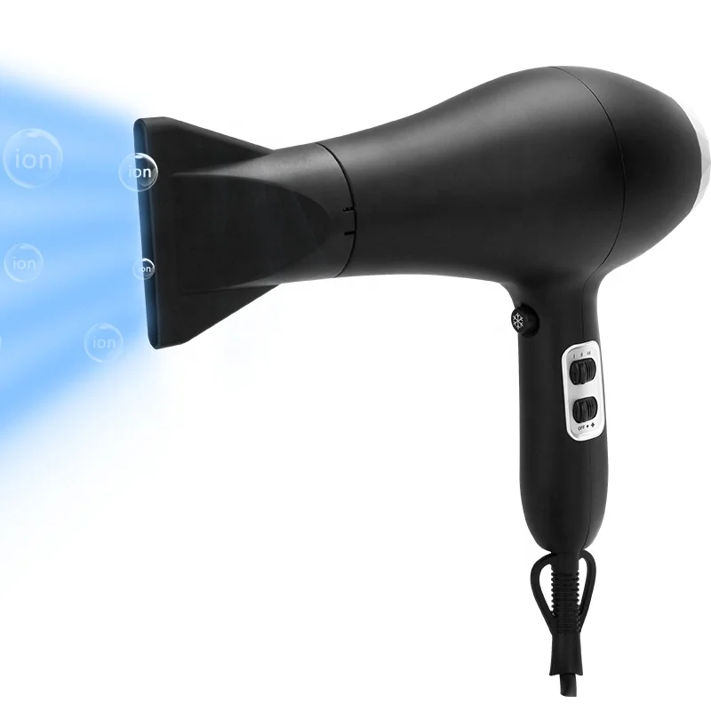 Amazon.com: Secador de pelo, secador de pelo profesional, potente secador  de pelo profesional, difusor ligero de 1875 W, seca el cabello rápidamente  el salón de iones negativos, elección ideal para el hogar