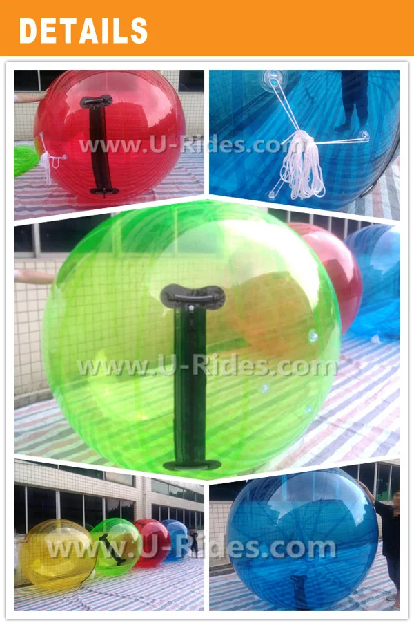 Commercial Pvc 2m Adult Size Clear Green Float Inflatable Water Walking