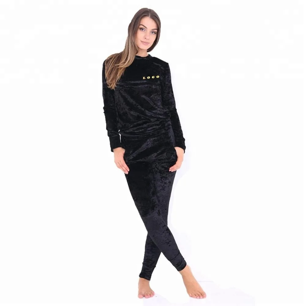 womens velour tracksuit no hood