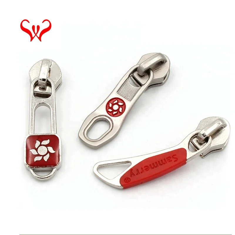 Metal Zipper Pull Tab Replacement Parts 