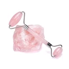 Jade Massage Roller Rose Quartz Jade Stone Beauty Roller Facial Massage Jade Roller