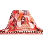 Print Scarves Digital Printed Scarf Hangzhou Custom Digital Print 100% Silk Scarves No Minimum