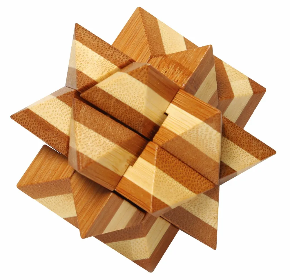 Wooden Brain Teaser Puzzle table game