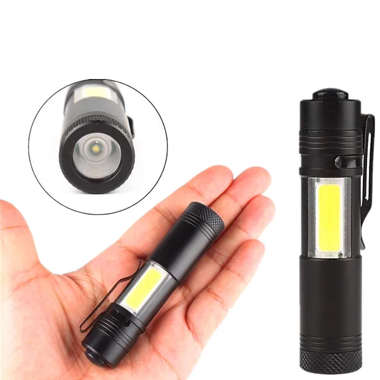 Details about   Waterproof Portable Led Flashlight Pocket Aluminum Torch Lamp Light BatteR*jg 