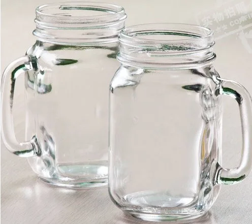 Wholesale Lead Free Beer Glass Bottle with Lid Mason Jar Kitchen CLASSIC OEM Party Beverage Square Transparent Flexible 5-7days