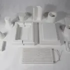 Vacuum Formed Ceramic Fiber Shaped Parts Aluminium Fiber Shape For Furnace Chamber/Ceramic Fiber Shape Formed