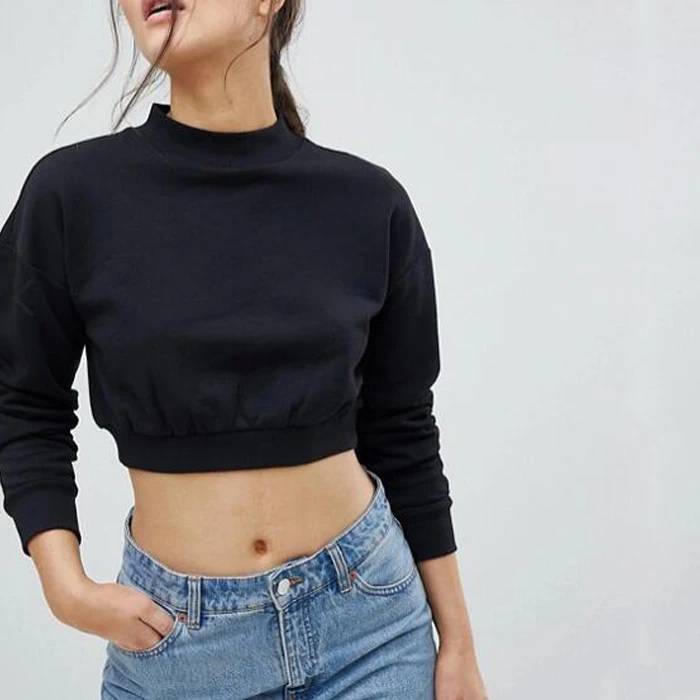 super cropped sweatshirt