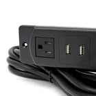 Power Strip USA Tamper Resistant TR Outlet American Electronic With Usb Power Sockets Hotel Furnishing Strip
