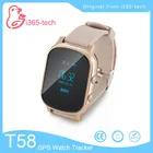 Phone Sim Card Cell Phone Gps Tracking Gps Watch Running Reviews T58 Blue Cute Supports SIM Card
