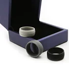 Stone Setting Silicone Wedding Rings Wedding Bands All Sizes 3 Stone Rings Antique Copper Plated Black Gun Plated Channel Setting Round