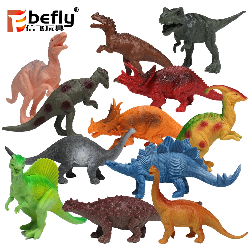 12PCS Assorted Realistic Jurassic Animal Model Dinosaur Science Nature Toys 