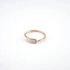 Zooying 925 Sterling Gold Rings For Woman With Cheap Price