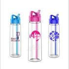 Sports Plastic Water Bottle With Straw 900ml Plastic Sports Water Bottle With Straw