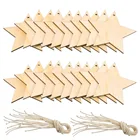 Pieces Wooden Decoration Unfinished Wooden Star Home Decoration Pieces