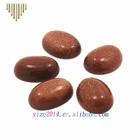 Multi Stone Multi Size Gold Sandstone Beads Oval Stone Beading Loose Gemstone Beads For Earrings Bracelet Making