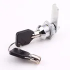 Lock Came Lock HS107 High Quality Zinc Alloy Die-cast Housing And Cylinder Furniture Hardware Fitting Brass Tulubar Key Vending Machine Lock