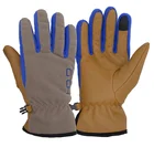 Mens Premium Goatskin Wholesale Insulate Touch Screen Fleece Winter Leather Gloves